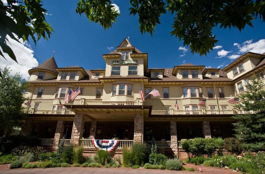 Cliff House Hotel in Manitou Springs, CO.